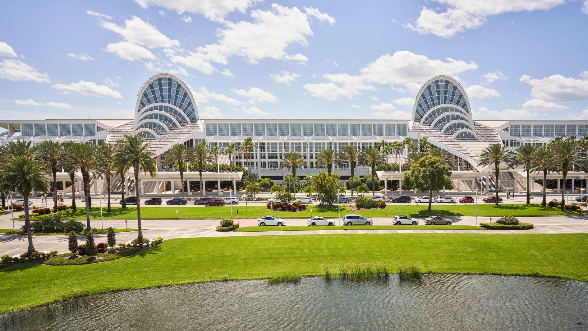 Graphic image of the Orange County Convention Center - North-South Building; thumbnail.